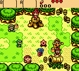 Zelda no Densetsu - Fushigi no Kinomi - Daichi no Shou (Japan) In game screenshot